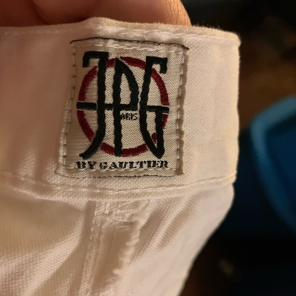 💚Jean Paul Gaultier white cotton denim - Picture 6 of 8